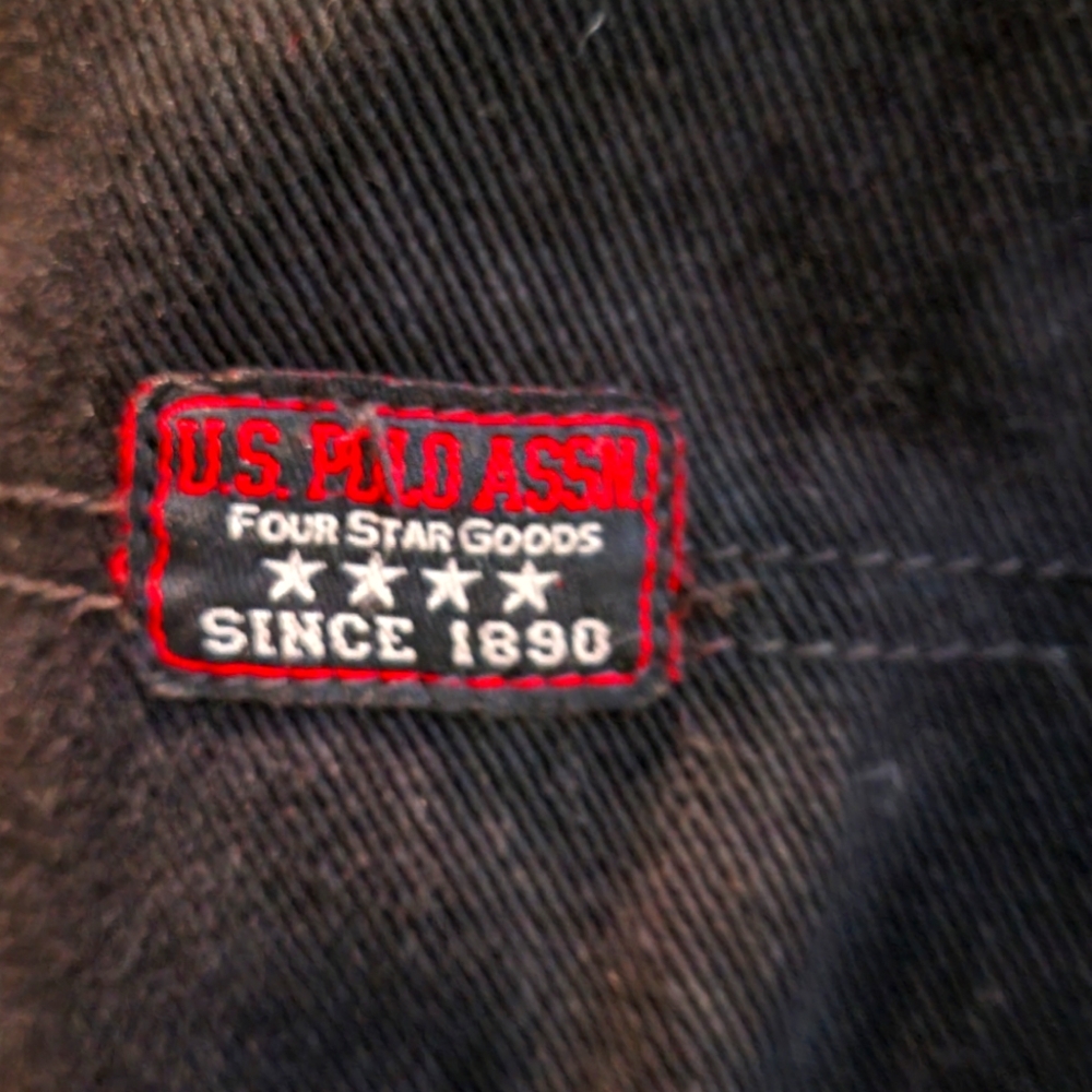 VINTAGE U.S POLO ASSN. GRUNGE JEANS. SIze 32x30. BLACK.